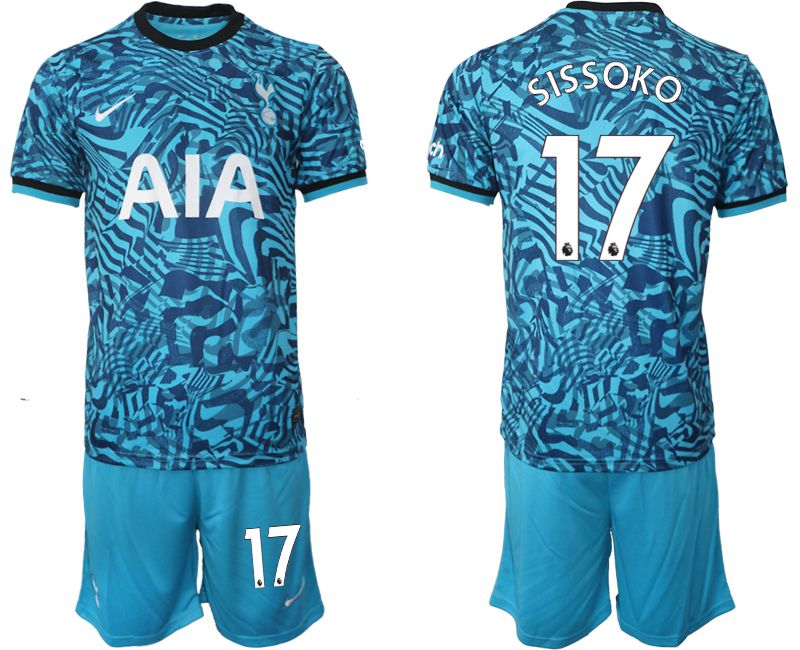Men 2022-2023 Club Tottenham Hotspur away blue #17 Soccer Jersey->tottenham jersey->Soccer Club Jersey